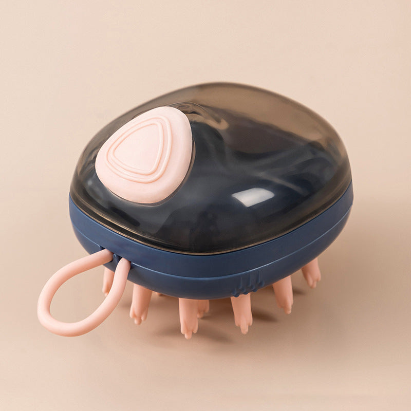 2-in-1 Pet Bath & Grooming Brush with Shampoo Dispenser