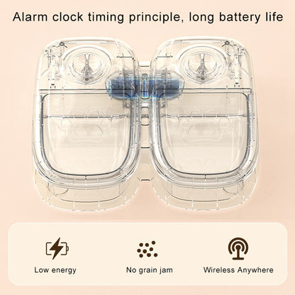 Smart Automatic Pet Feeder with Timer & Stainless Steel Bowl for Cats & Dogs